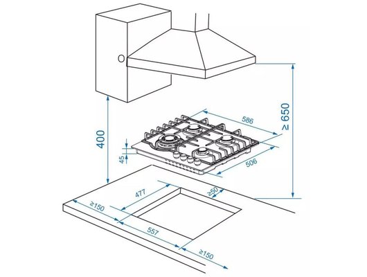 Варочная панель HAIER HHX-M64RFW